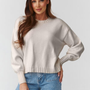 Jumper model 224108 Makadamia